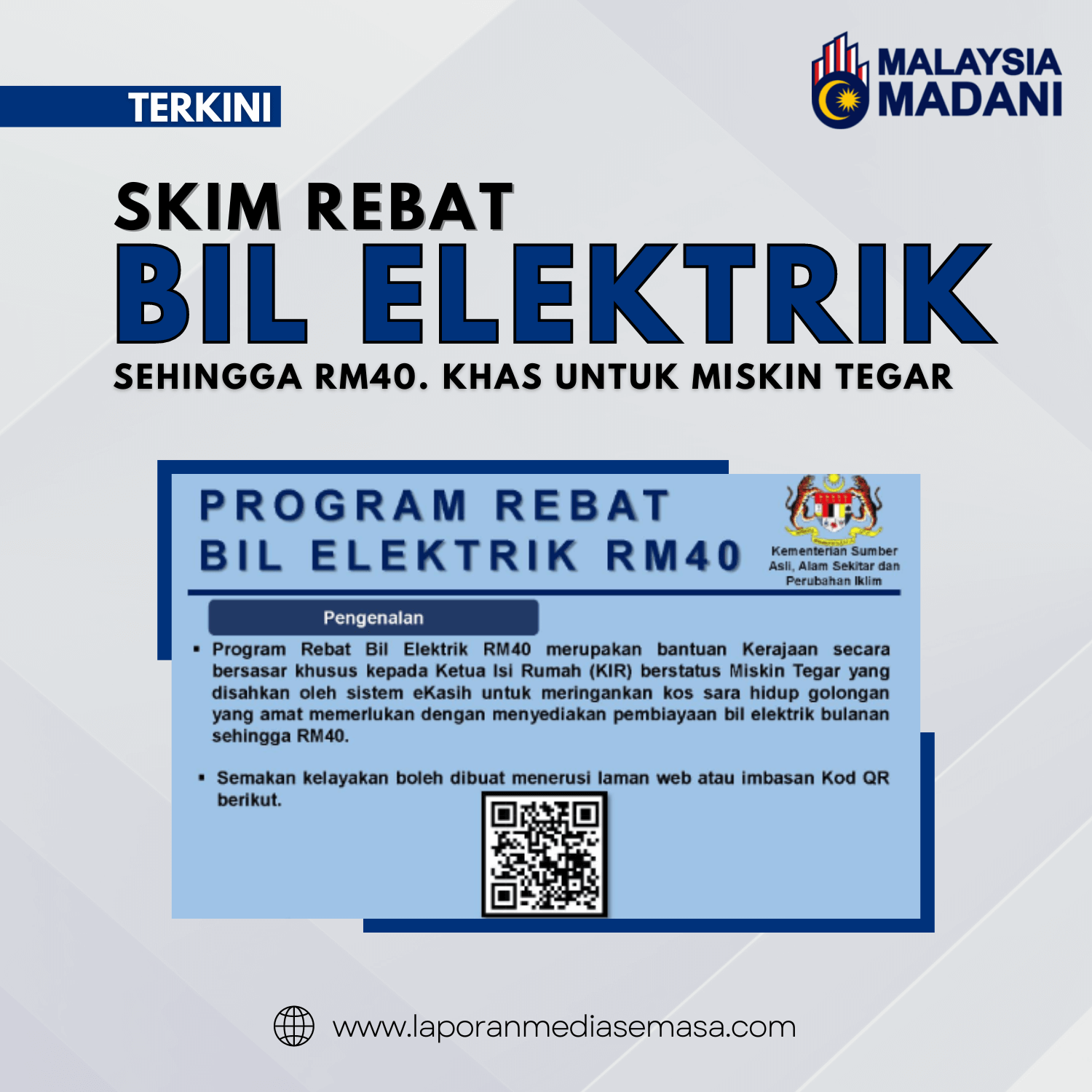 Program Rebat Bil Elektrik RM40