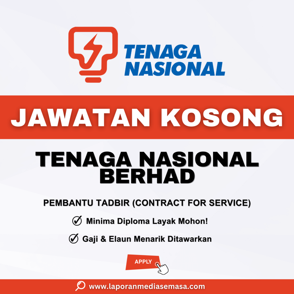 Jawatan Kosong Tenaga Nasional Berhad Tnb Gaji Sehingga Rm1 750