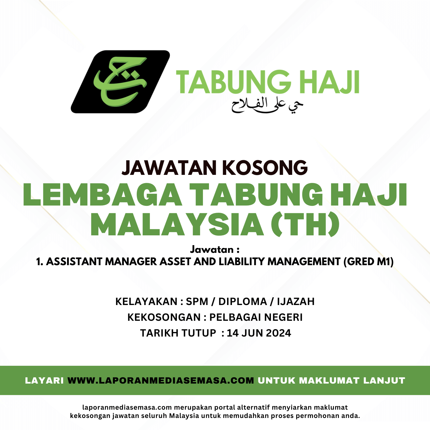 Jawatan Kosong Lembaga Tabung Haji