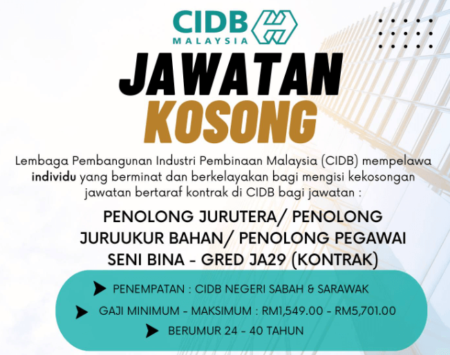 Jawatan Kosong CIDB Malaysia