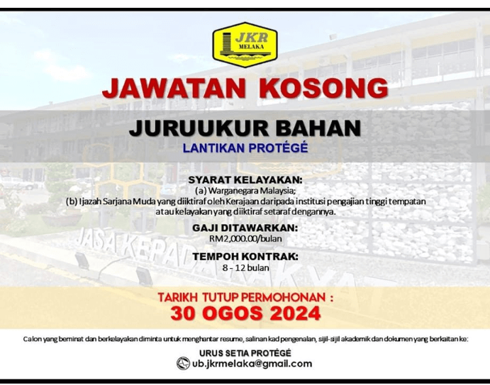 Jawatan Kosong Jabatan Kerja Raya