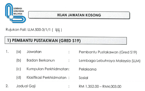 Jawatan Kosong LLM