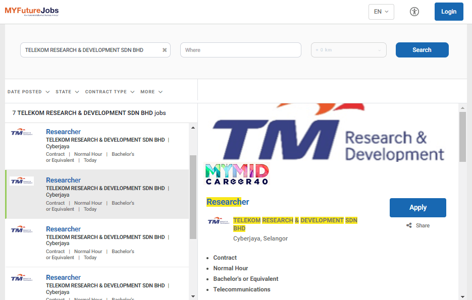 Jawatan Kosong Telekom Malaysia