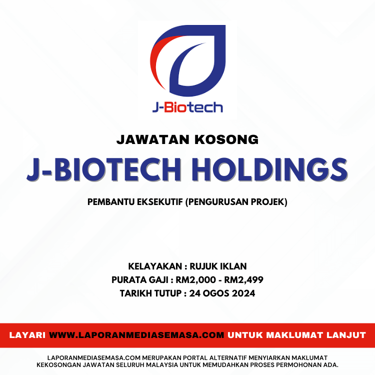 Jawatan Kosong J-Biotech Holdings