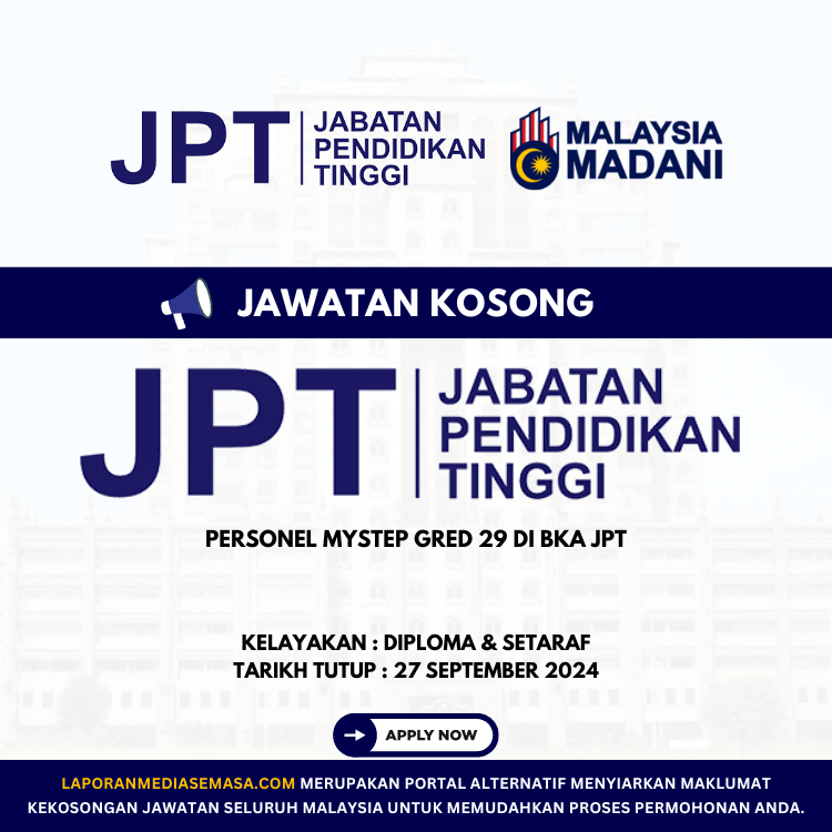 Jawatan Kosong Jabatan Pendidikan Tinggi