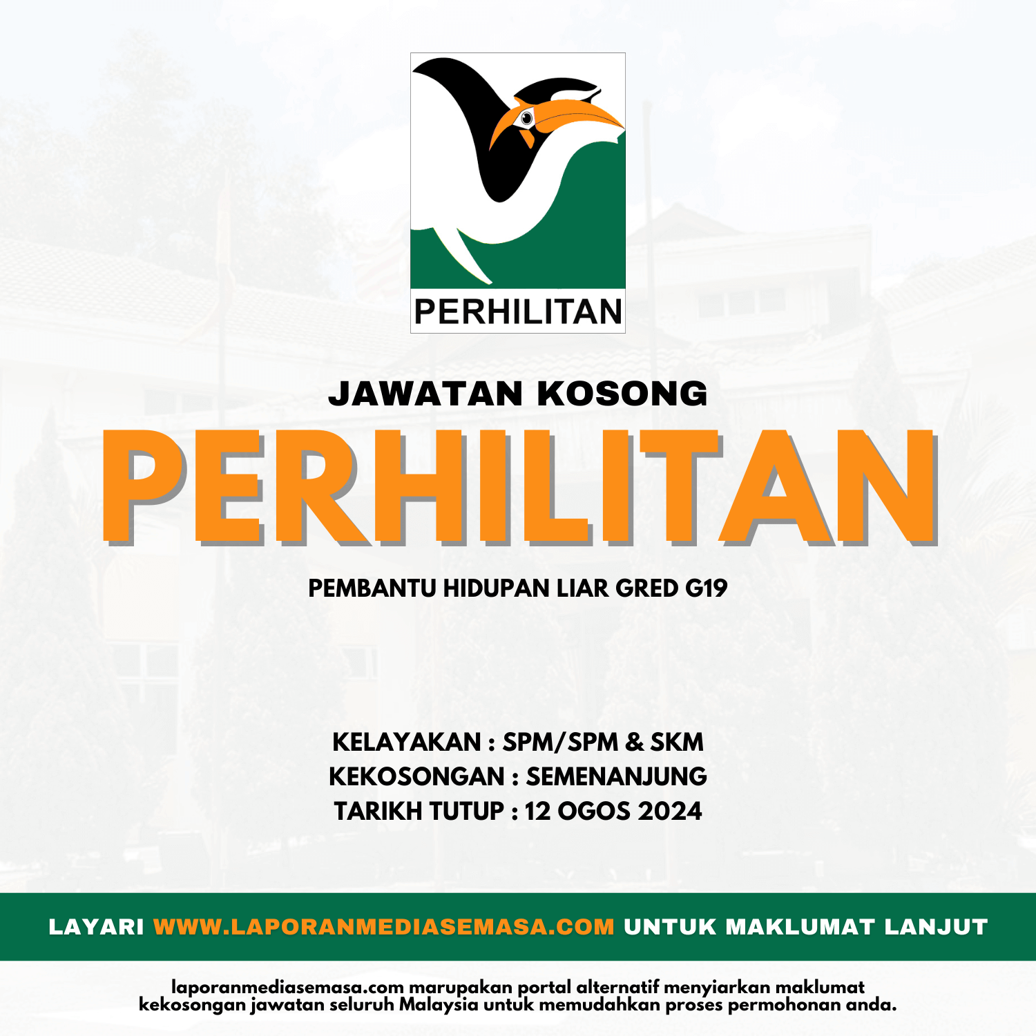 Jawatan Kosong PERHILITAN