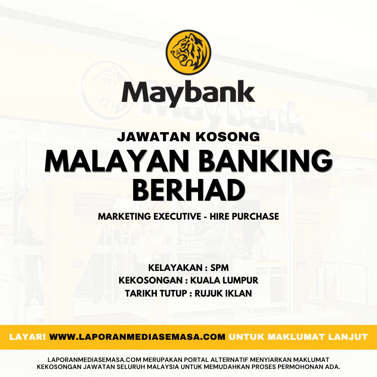 Permohonan Jawatan Kosong Maybank