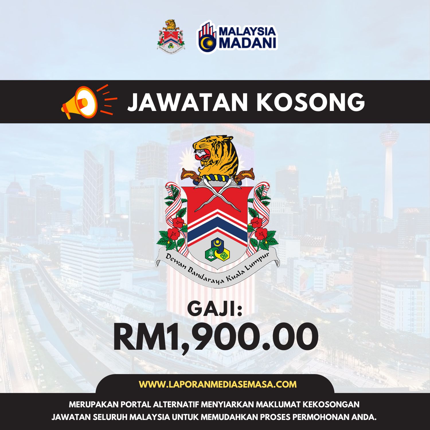 jawatan kosong dbkl